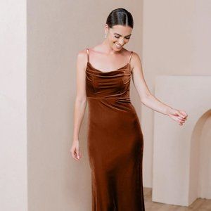 Revelry Velvet Bridesmaid Dress